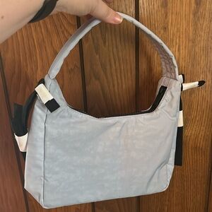 NWT Baggu Sandy Liang Blue Mini Shoulder Bag with Bows